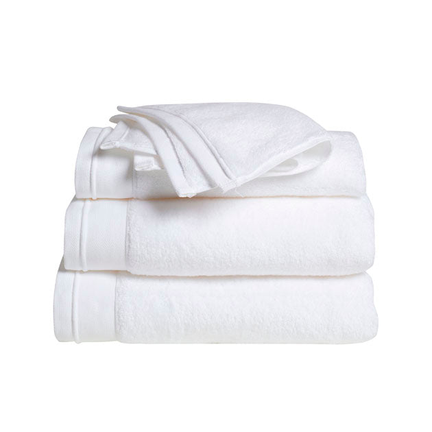 Serviette de bain Coton Douceur Nature – Blanc Cerise